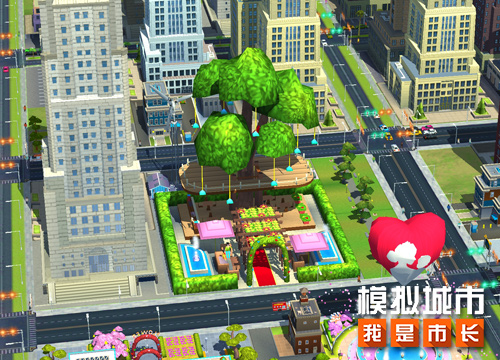 模拟城市我是市长打造迷人的腊月园林