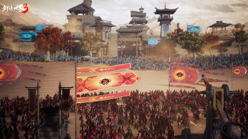 《剑侠世界3》真实游戏画面曝光60帧超清画质