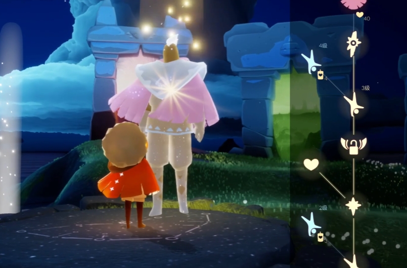 光遇粉红斗篷怎么搭配