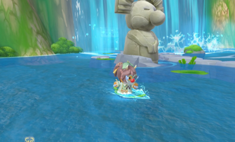 摩尔庄园粽叶冲浪板怎么使用