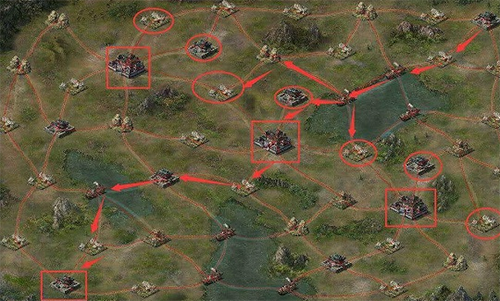 攻城掠地远征怎么选择线路