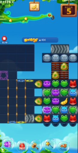 开心消消乐178关隐藏关怎么过