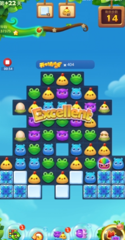 开心消消乐隐藏22关怎么过