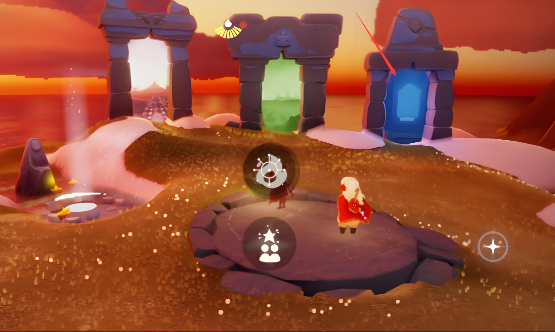 光遇怎么开星光沙漠