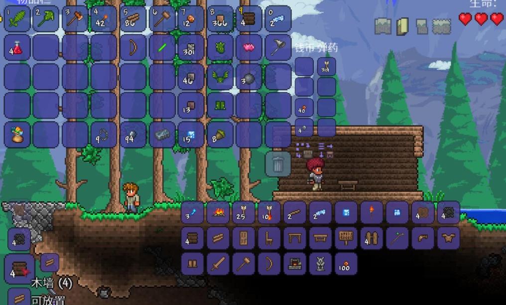 泰拉瑞亚怎么快速获得木头