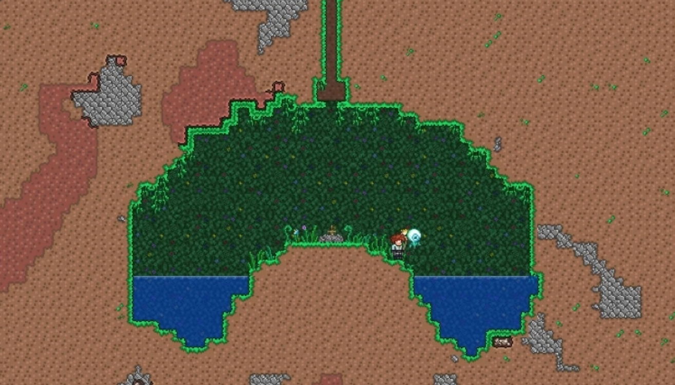 泰拉瑞亚如何快速找到剑冢