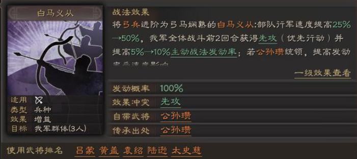 三国志战略版白马义从用什么代替