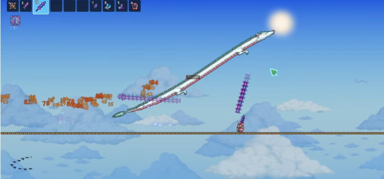 泰拉瑞亚小白龙怎么打