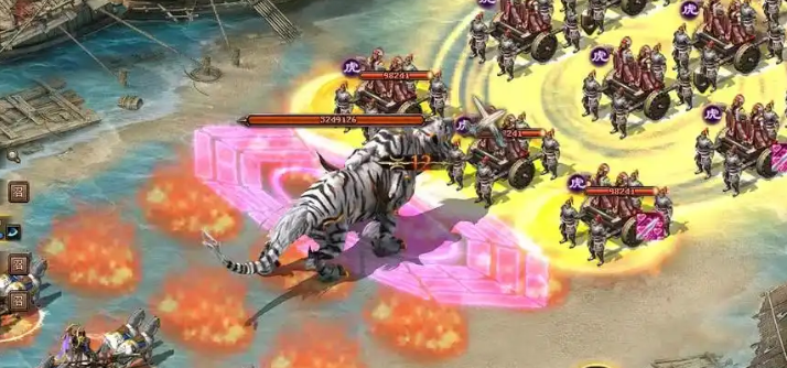 攻城掠地战兽白虎有什么作用