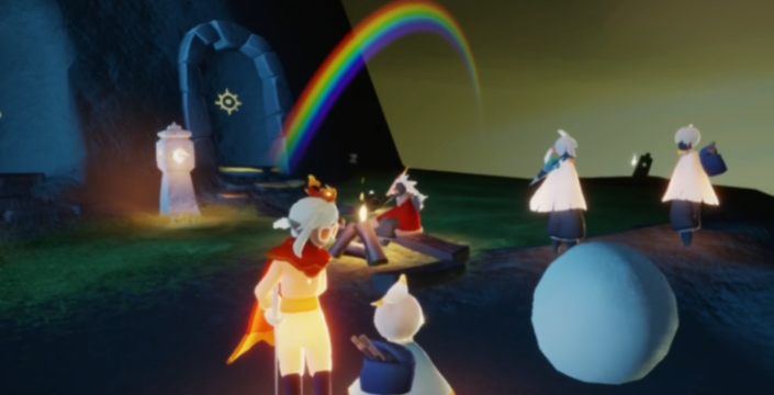 光遇白鸟从空中下来怎么做