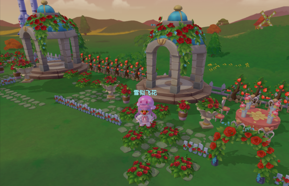 摩尔庄园邻居空地怎么装饰