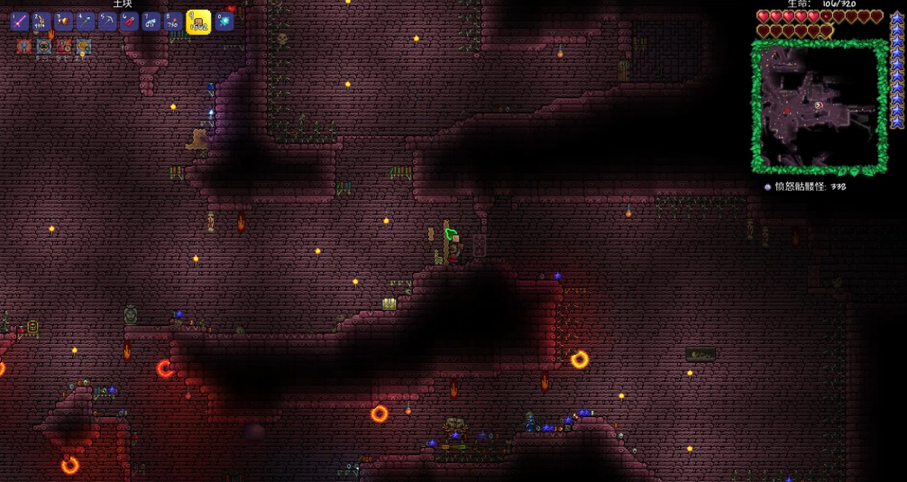 泰拉瑞亚怎么进入地牢