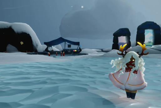 光遇圣诞白斗篷怎么搭配