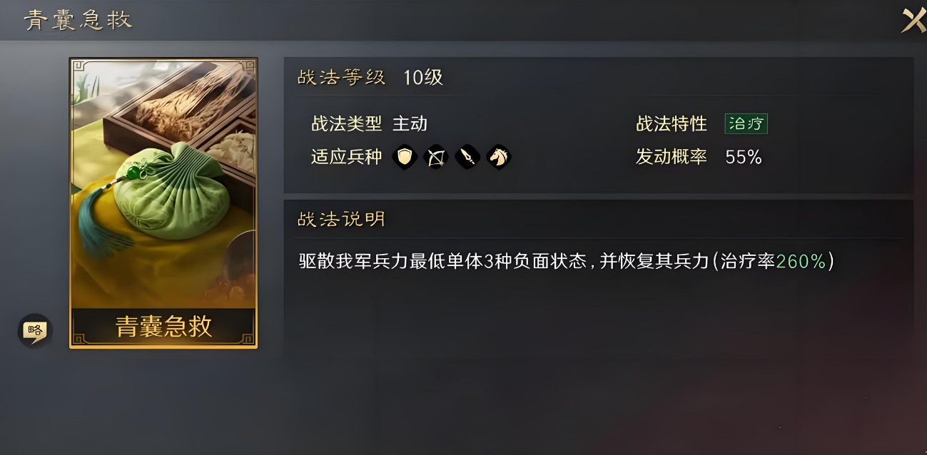 三国志战略版青囊什么特技好