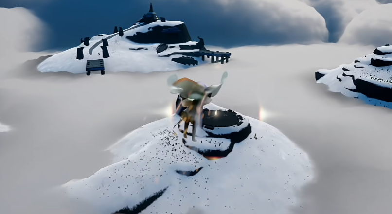 光遇冰雪世界怎么过