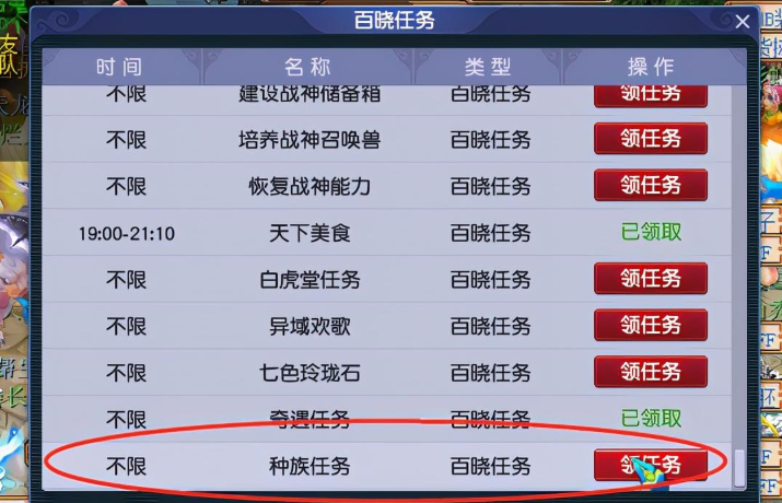 梦幻西游种族都给什么