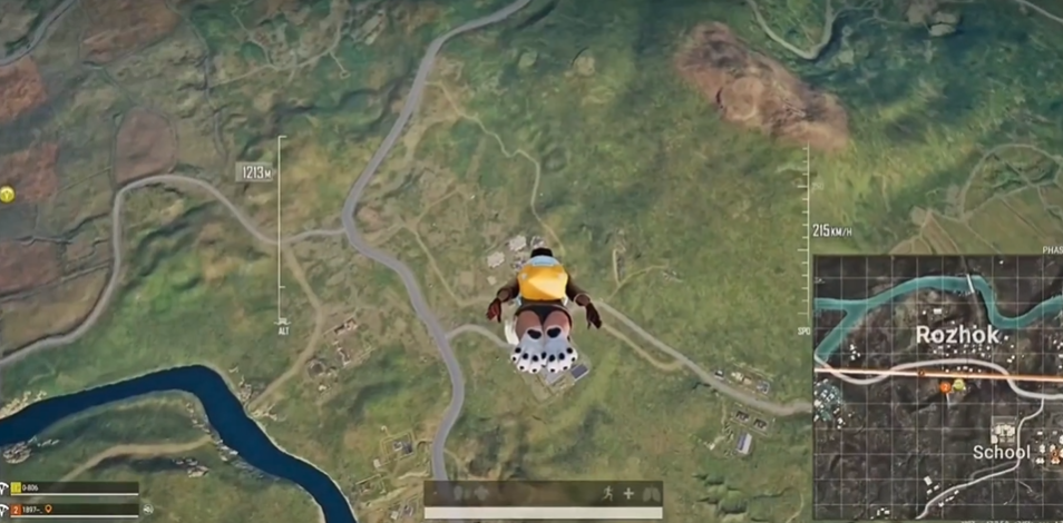 绝地求生如何直线降落