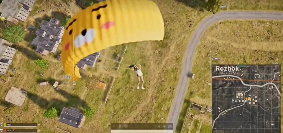 绝地求生如何直线降落