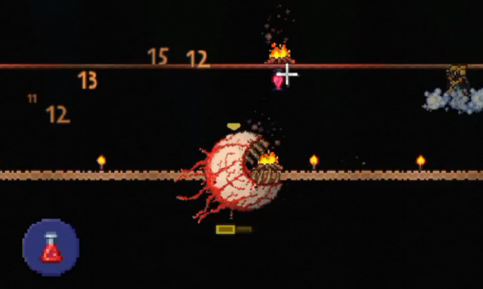 泰拉瑞亚恶魔眼怎么打