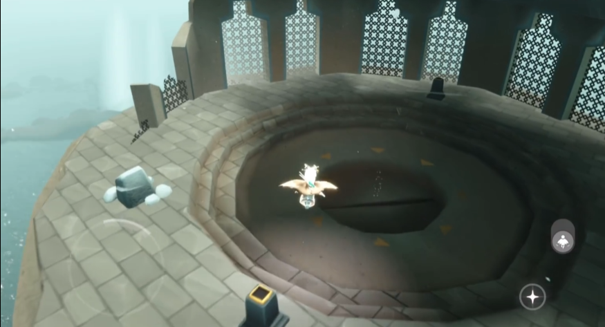 光遇宝藏礁岛小金人怎么上去