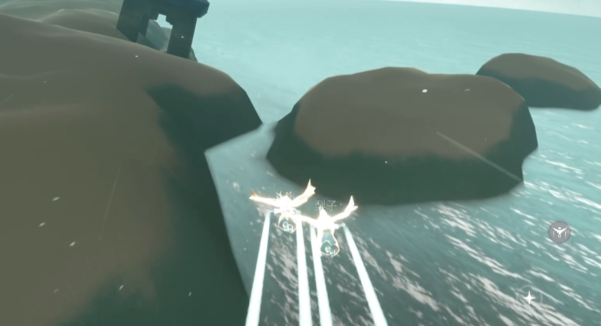 光遇宝藏礁岛小金人怎么上去