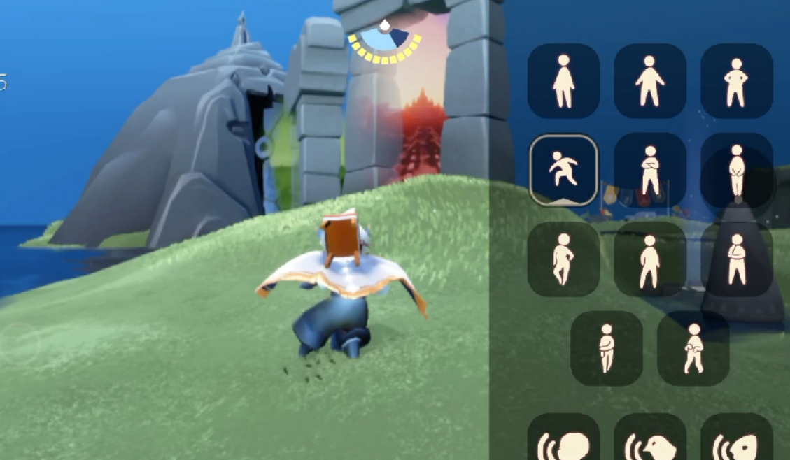 光遇霞谷冰门怎么开