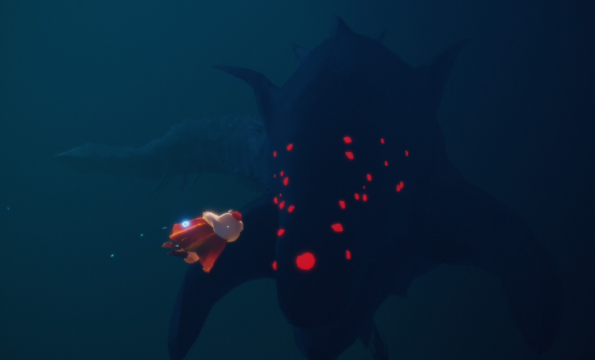 光遇水底巨型生物在哪