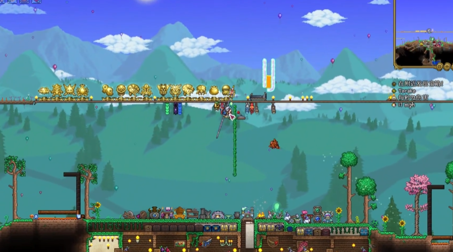 泰拉瑞亚怎么挂机刷东西