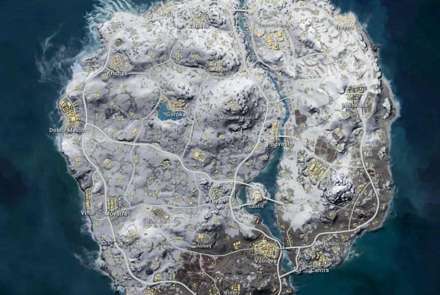 绝地求生雪地哪里能捡到狙击枪