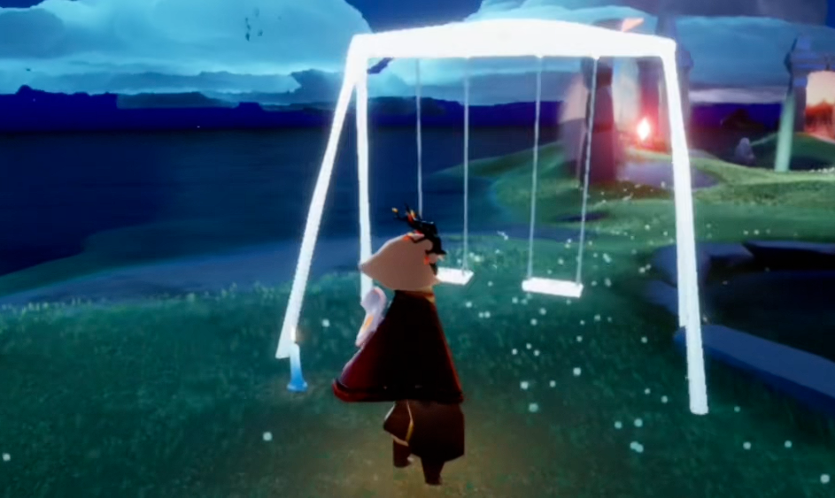 光遇后面背的秋千怎么用