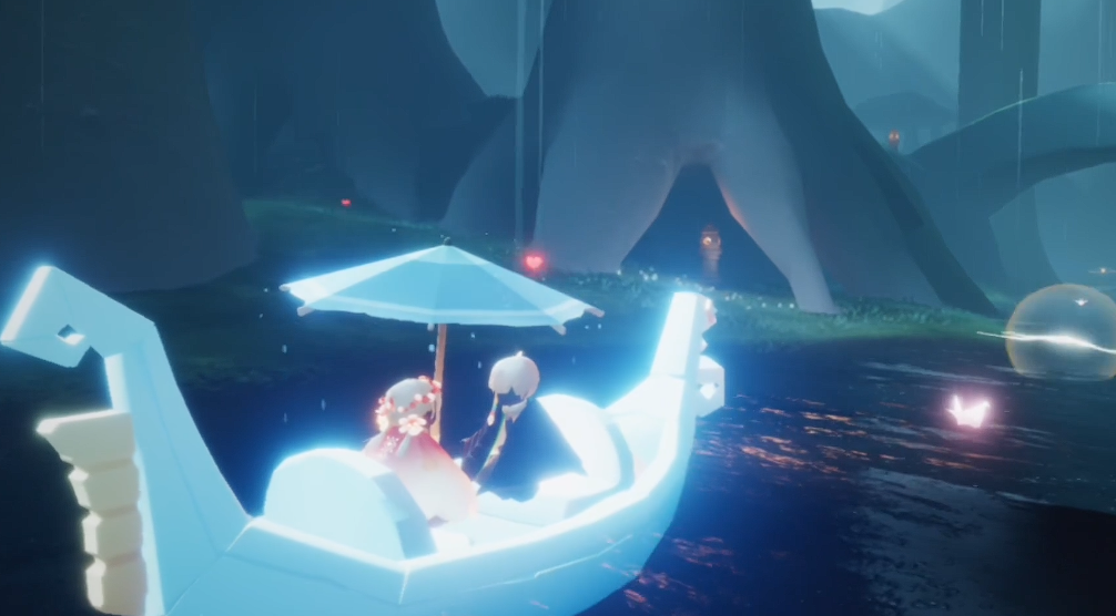 光遇情人节的木船怎么飘