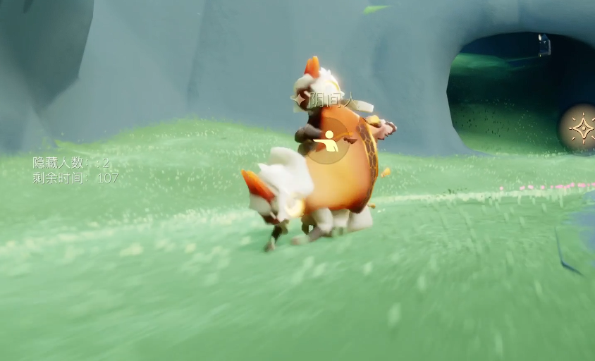 光遇背背在地上爬怎么做