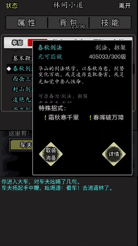 放置江湖华山用什么武器