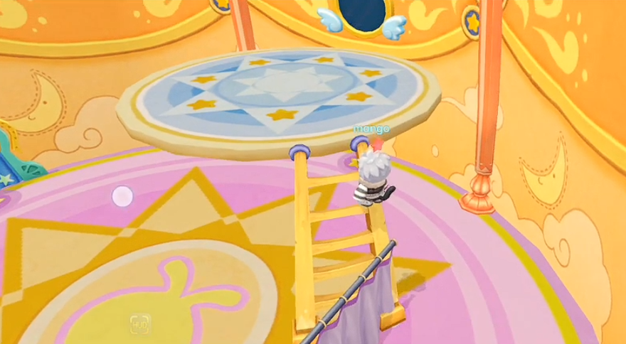 摩尔庄园魔法小屋二楼怎么摆家具