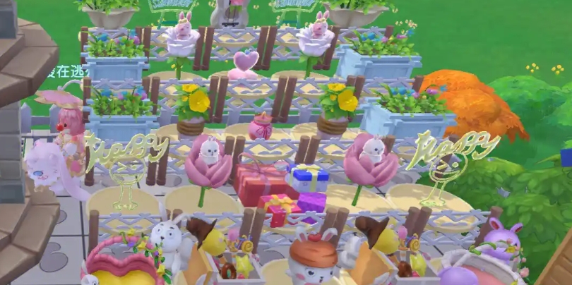 摩尔庄园邻居院子怎么悬空