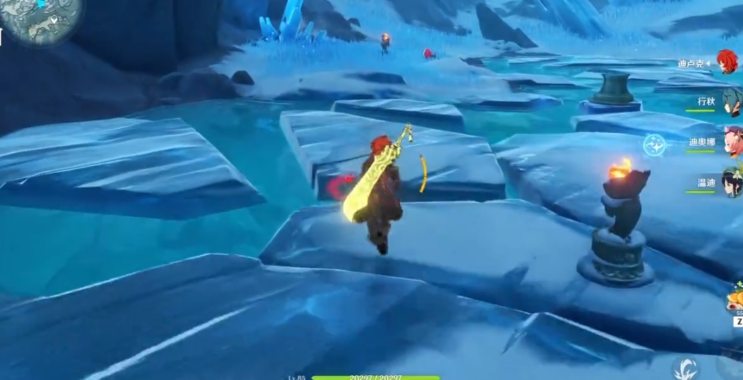 原神星荧洞窟的水晶怎么开