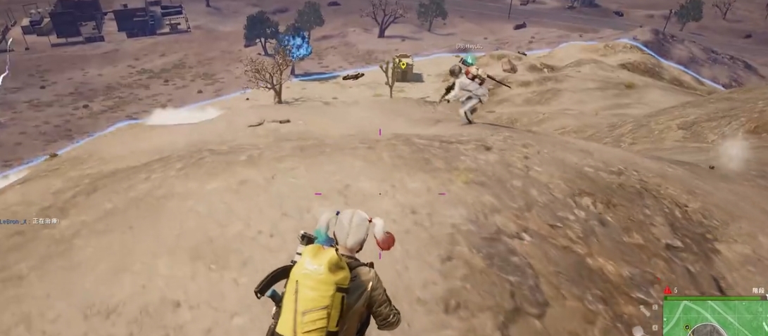 绝地求生最后几个圈如何找人