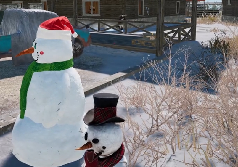 绝地求生如何召唤雪人