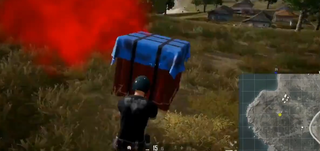 绝地求生如何知道空投的位置