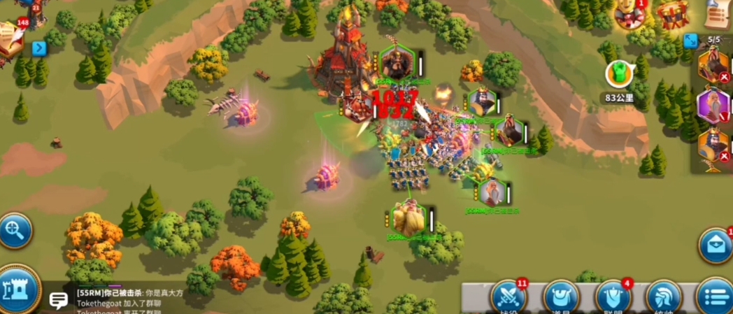 万国觉醒打野蛮人怎么多打