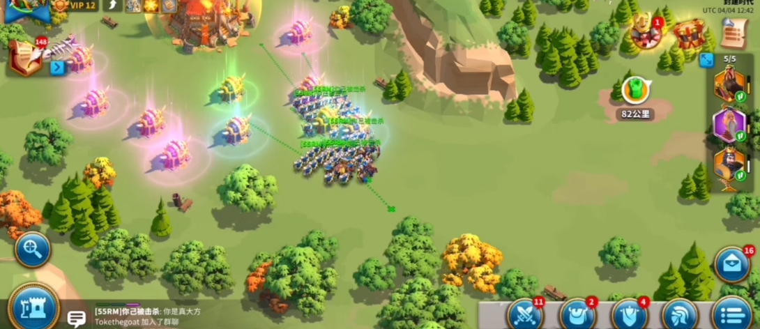 万国觉醒打野蛮人怎么多打