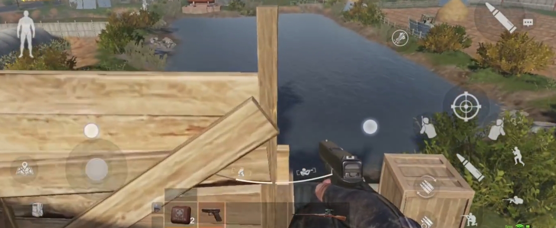 暗区突围麦田小屋怎么上房顶