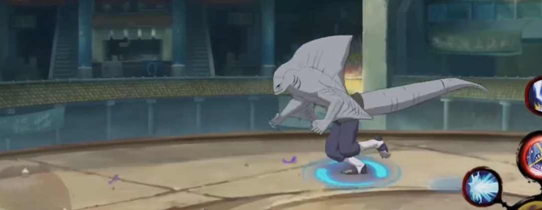 火影忍者怎么打鬼鲛融合