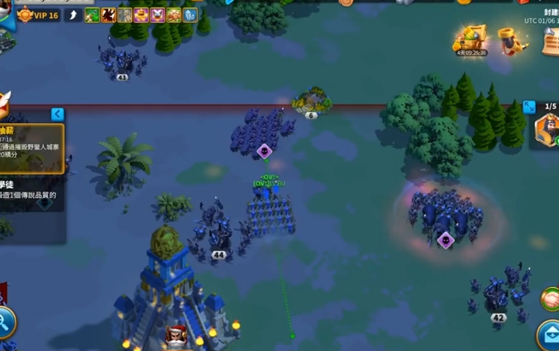 万国觉醒怎么同时打多个野蛮人