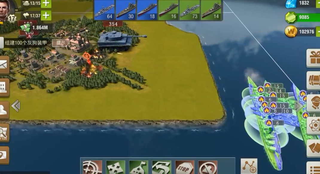 二战风云加勒比海如何快速发育