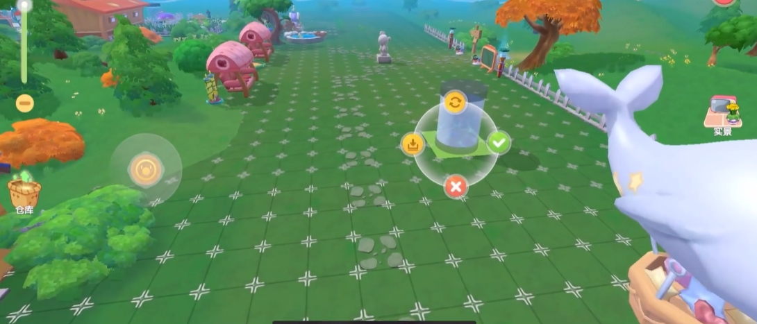 摩尔庄园小屋怎么将家具放在天上