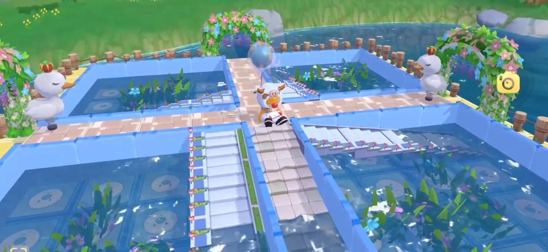 摩尔庄园温泉怎么布置