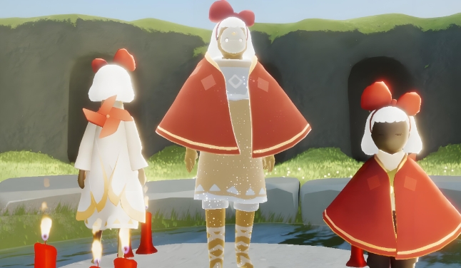 光遇蝴蝶结搭配什么可爱