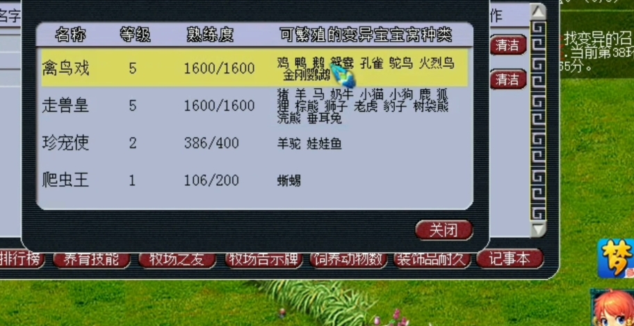 梦幻西游牧场孔雀毛能干什么