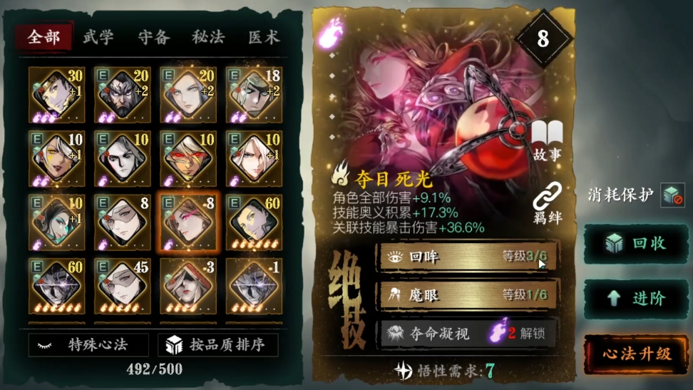 影之刃3心法突破有什么用